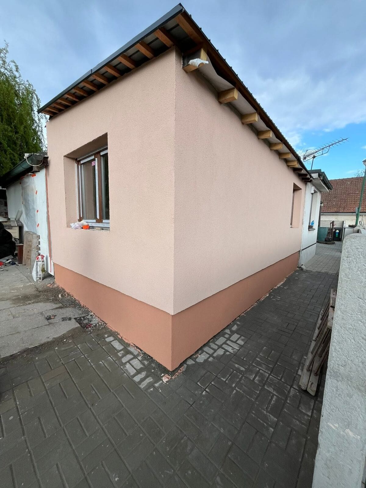 Fasáda domu po realizaci